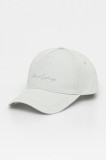 Armani Exchange șapcă de baseball din bumbac culoarea turcoaz, cu imprimeu, XW000956 AF13848