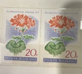 (F) Timbre Serii Romania Floraq bloc 2 Nestampilate