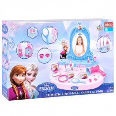 Masa de machiaj cu accesorii, model Frozen, 58x12x38cm, multicolor foto