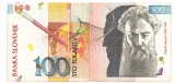 Slovenia 100 Tolari 1992, Bancnota Straina, Seria 739694, Numismatica Europa