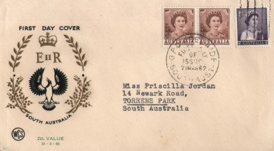 Australia 1962 - Queen Elizabeth II, FDC circulata foto