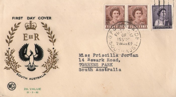 Australia 1962 - Queen Elizabeth II, FDC circulata