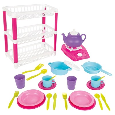 Set de servit ceaiul Pilsan Hamarat Three-Tier Dish Rack foto