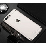 Husa pentru Apple iPhone 8 ofera protectie 3in1 Ultrasubtire Lux Silver Matte, MyStyle