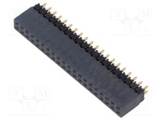 Conector şiruri pini tată 40 PIN 2,54mm aurit THT SAMTEC