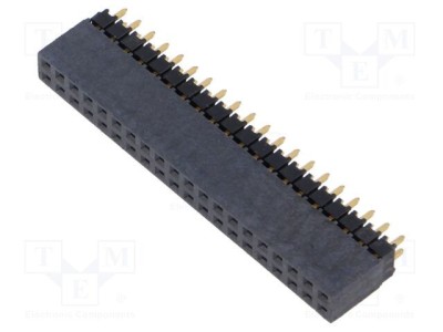 Conector şiruri pini tată 40 PIN 2,54mm aurit THT SAMTEC foto