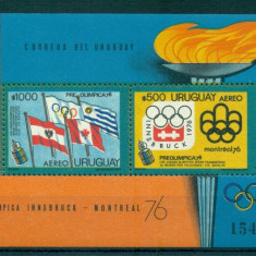 URUGUAY 1975 JOCURILE OLIMPICE PREOLIMPIADA DIN MONTREAL COTA MICHEL 40 EURO