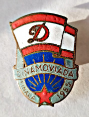 INSIGNA CLUBUL DINAMO DINAMOVIADA FINALA 1955 foto