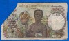 (1) BANCNOTA AFRICA DE VEST FRANCEZA (AFRIQUE OCCIDENTALE) - 100 FRANCS 1951