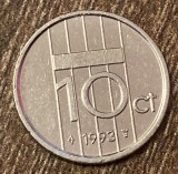 C50 - Moneda foarte veche - Olanda - 10 centi - 1993