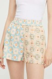 Never Fully Dressed pantaloni scurți din amestec de in modelator, high waist