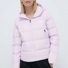 The North Face geaca de puf femei, culoarea violet, de iarna, NF0A3Y4RPMI1