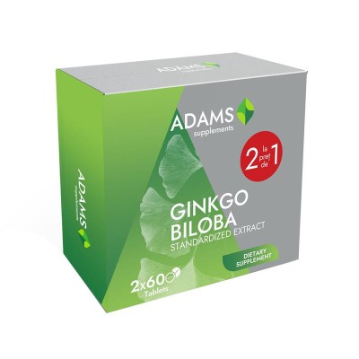 Ginkgo Biloba Adams Vision 60cps x 60cps foto