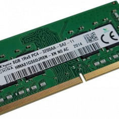 Memorie Laptop Hynix 8GB DDR4 3200MHz PC4-3200AA, HMA81GS6DJR8N-XN, CL22, 1.2V, NON-ECC, bulk