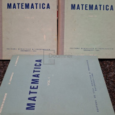 C. Ionescu Bujor - Matematica, 3 vol. (editia 1963)