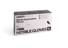 Manusi Nitril Nepudrate Negru 100 Buc. KINGFA, Marimea XL - 170529 foto
