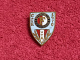 Insigna meci fotbal UTA ARAD - FEYENOORD (CCE 1970) - varianta 2