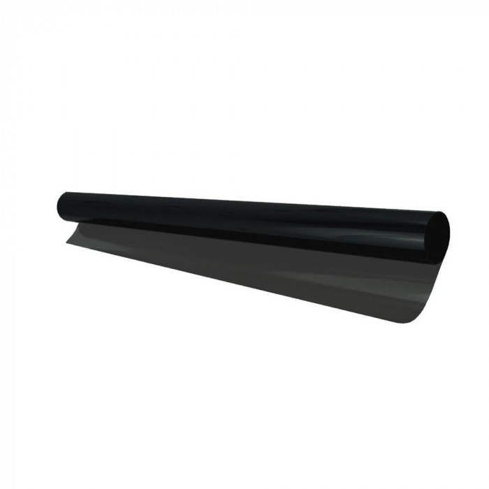 Folie geamuri auto fumurie super dark black 0.75 x 3m (5%)