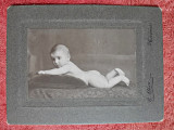 Fotografie tip CDV, fetita la 6 luni, 1907