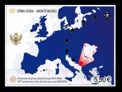 MONTENEGRO 2006 Europa CEPT Mi.Block 3 imperf. MNH LOT.003 foto