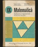 Cumpara ieftin MATEMATICĂ - GEOMETRIE ȘI TRIGONOMETRIE - AUGUSTIN COȚA - MANUAL CLASA A IX-A, Clasa 9, Matematica