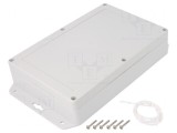 Carcasă universală ABS gri deschis 140x210x45mm