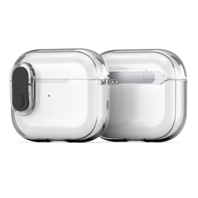 Husa pentru Apple AirPods 4 - Dux Ducis PECL Series - Clear Black foto