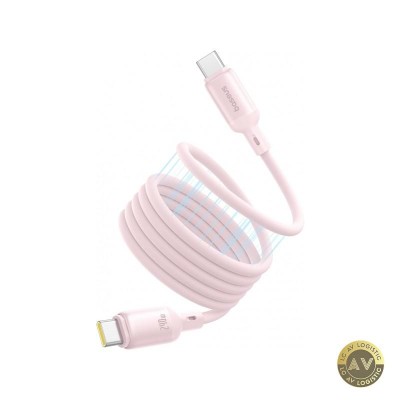 Cablu Date si Incarcare USB-C - USB-C Baseus PicoGo 240W 1m Roz P10376800411-00 foto