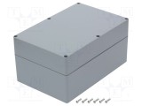 Carcasă universală GAINTA ABS gri &icirc;nchis 160mm x 240mm x 120mm