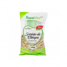 Seminte de Canepa Decorticate Sano Vita, 100g, Seminte Canepa, Seminte Canepa Sano Vita, Sano Vita Seminte Canepa, Canepa Decoritcata, Canepa Decortic