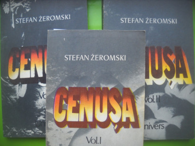 HOPCT CENUSA STEFAN ZEROMSKI -EDITURA UNIVERS 1985 - 3 VOL -694 PAG foto