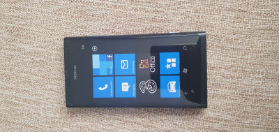Smartphone Nokia Lumia 800 Black 16GB Liber retea Livrare gratuita! foto