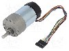 Motor DC, 24V DC, 3A, 1000rot./min, POLOLU, 10:1 METAL GEARMOTOR 37DX65L 24V 64 CPR