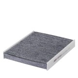 Filtru aer habitaclu Audi A1; Seat Ibiza IV, Ibiza IV Sc, Ibiza IV St; Skoda Fabia II, Fabia III, Rapid; VW Polo, Polo V, 256x223x36mm, OE 6R0819653