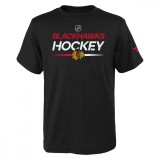 Chicago Blackhawks tricou de copii Apro Wordmark Ss Ctn Tee - Dětsk&eacute; S (6 - 9 let)