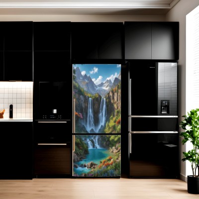 Folie imprimata color pentru decor Frigider, dimensiune 200 x 90cm, model: AVX-FR27 foto