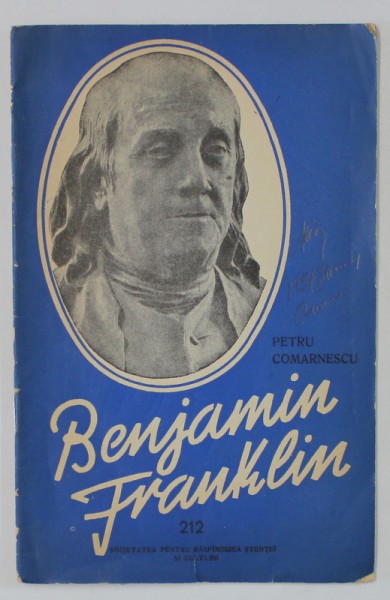 BENJAMIN FRANKLIN de PETRU COMARNESCU , 1957