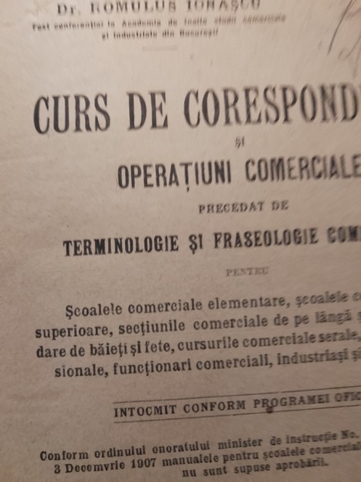 Romulus ionascu,curs de corespondenta