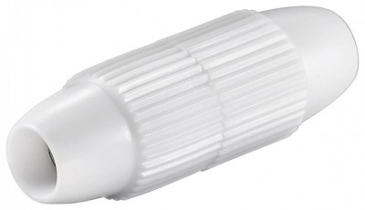 Conector extensie cablu coaxial plastic Goobay foto
