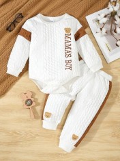 Costumas pentru bebelusi - Mama&amp;#039;s Boy (Marime Disponibila: 6-9 luni (Marimea 19 foto
