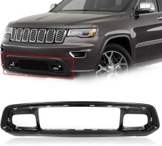 Rama grila bara fata JEEP GRAND CHEROKEE (WK2), 2017-, negru; inferior,