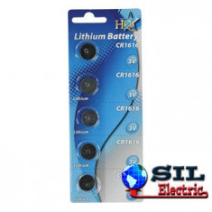 Baterie buton lithiu 3VDC 16x1.6mm HQ foto