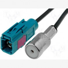 ADAPTOR ANTENA ISO FAKRA AUDI MERCEDES SEAT SKODA VW foto