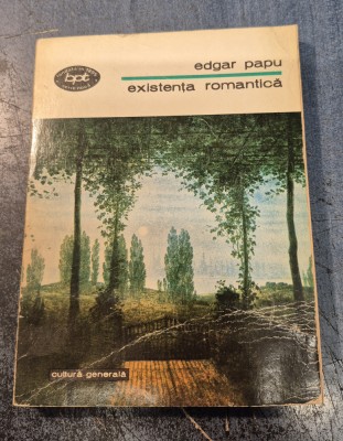 Exostenta romantica Edgar Papu cu autograf foto