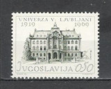 Iugoslavia.1969 50 ani Universitatea Ljubljana SI.291, Nestampilat