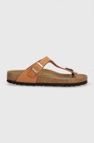 Birkenstock slapi Gizeh culoarea maro, 1025062