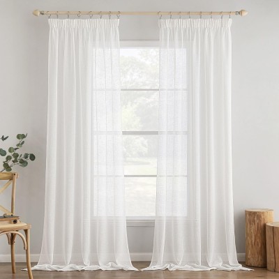 Set 2 Bucati Draperie, 140 X 280 Cm, Alb - CN foto