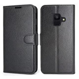Cumpara ieftin Husa Telefon Wallet Case Samsung A6 2018 a600 Black BeHello
