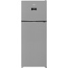 Frigider cu doua usi Beko B3RDNE504HXB, 477 l, No Frost, HarvestFresh, Display, AeroFlow, XXL Bottle holder, Clasa E, H 186,5 cm, Metal Look