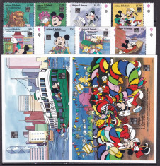 Antigua si Barbuda 1994 Disney MI 1924-1931 + bl.282,283 MNH w63 foto